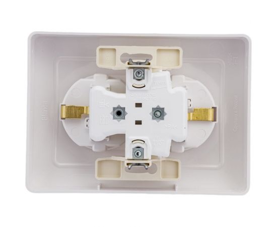 Розетка Schneider Electric Blanca внутр Бел 2-ая с/з со шторками, 16А, 250В SE BLNRS001121 – изображение 4