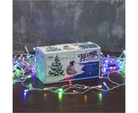 Бахрома Luazon ECO Арка, IP20, Ш1 м, В1 м, Н.С. LED-126-220V, 8 режимов, мульти 1080429 – изображение 4