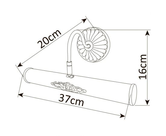 Подсветка для картин Arte Lamp PICTURE LIGHTS A5009AP-2AB – изображение 4