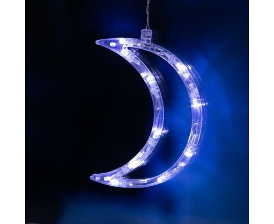 Бахрома Luazon DECOR Месяц, IP20, Ш2.7 м, В0.9 м, Н.С. LED-138-220V, 8 режимов, белый 4356980 – изображение 4