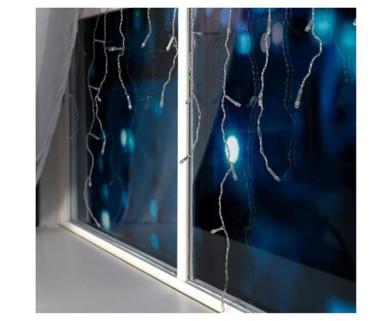 Бахрома Luazon ECO IP20, Ш3 м, В0.5 м, Н.С. LED-80-220V, 8 режимов, белый 3556845 – изображение 4