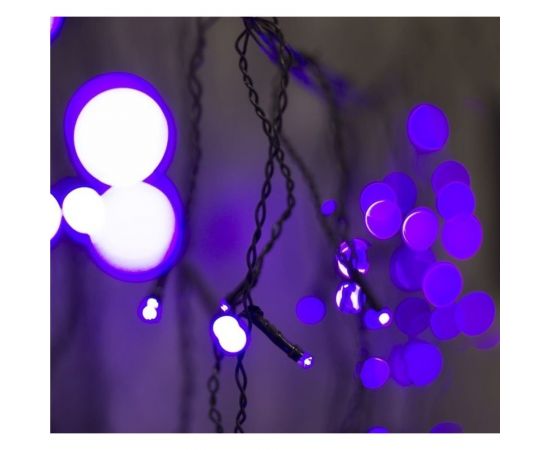 Бахрома Luazon ECO IP20, Ш3 м, В0.5 м, Н.Т. LED-80-220V, 8 режимов, фиолет 3556856 – изображение 5