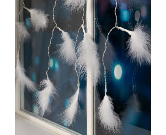 Занавес Luazon DECOR Перья, 3х1.4м, Н.С. LED-80-220V, 8 режимов, мульти 6929894 – изображение 5