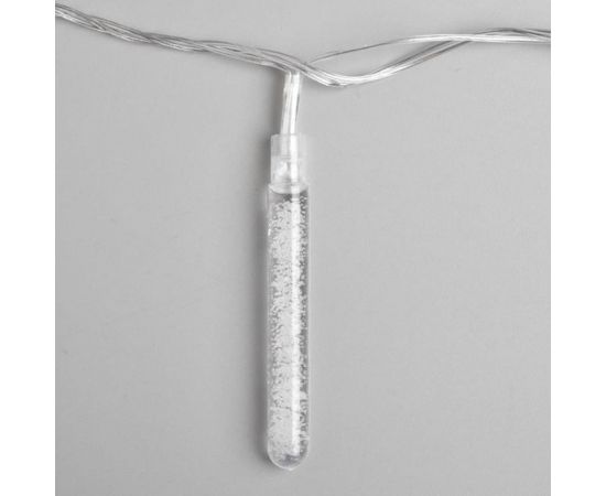 Гирлянда-нить Luazon DCR, 5 м, с насадками Сосульки с пузырьками, IP20, Н.С. LED-20-220V, мигание, МУЛЬТИ 185515 – изображение 5