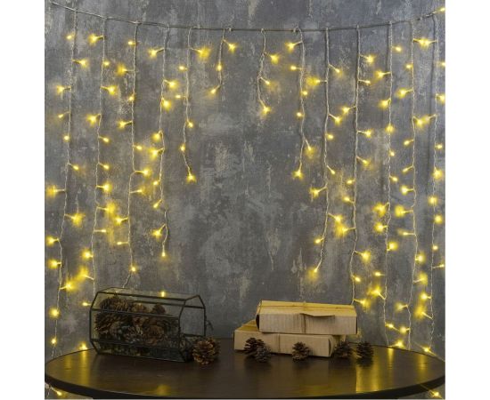 Бахрома Luazon ECO Арка, IP20, Ш1 м, В1 м, Н.С. LED-126-220V, 8 режимов, теплый белый 3556827 – изображение 5