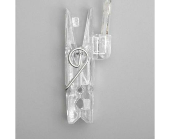 Нить Luazon DCR 5 м, с насадками Прищепки, IP20, Н.С. LED-20-220V, моргает, мульти 2433909 – изображение 5