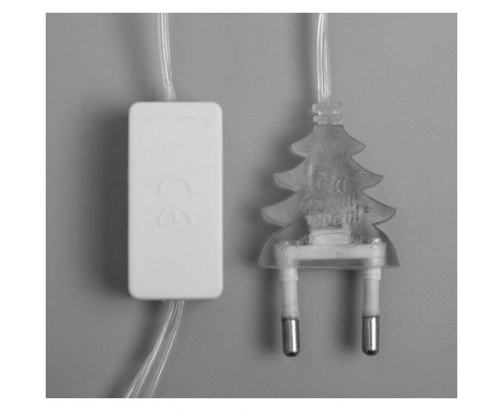 Гирлянда-нить Luazon DCR, 2 м, снежинка матовая 16х16 см, IP20, Н.С, LED-36-220V, теплый белый 5148897 – изображение 5