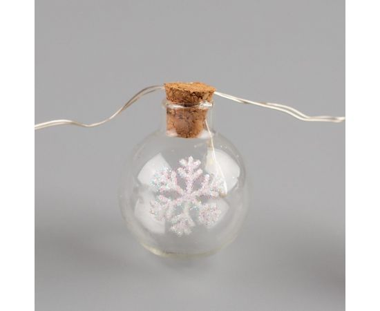 Нить Luazon DCR Елочные шары, 1.6 м, белый 5864410 – изображение 5