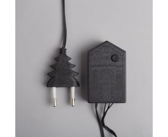 Нить Luazon DCR 5 м, с насадками Шарики Белые, IP20, Н.Т. LED-30-220V, 8 режимов, теплый белый 3590707 – изображение 5