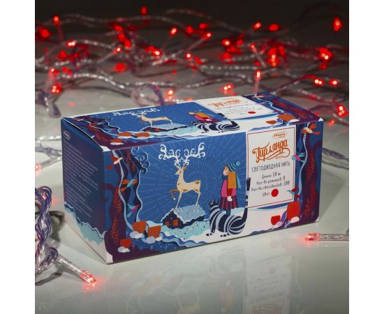 Нить Luazon ECO 10 м, 8 режимов, красный 3556786 – изображение 6