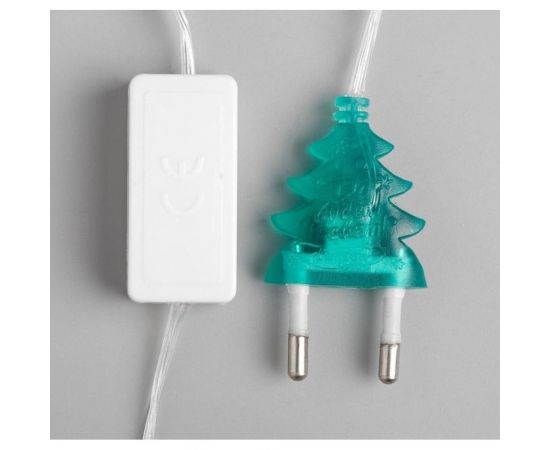 Нить Luazon DCR 5 м, с насадками Звезда, IP20, Н.С. LED-20-220V, моргает, мульти 703338 – изображение 6