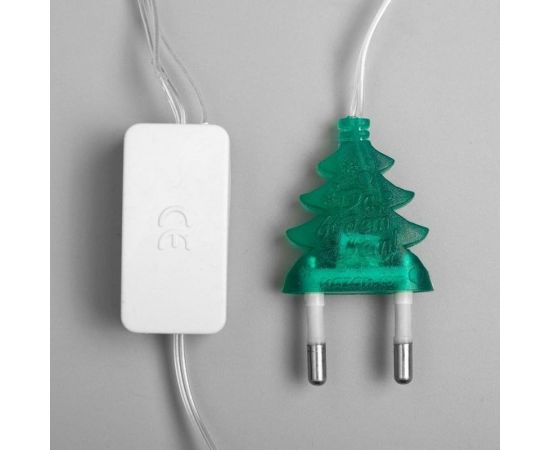 Нить Luazon DCR 5 м, с насадками Прищепки, IP20, Н.С. LED-20-220V, моргает, мульти 2433909 – изображение 6