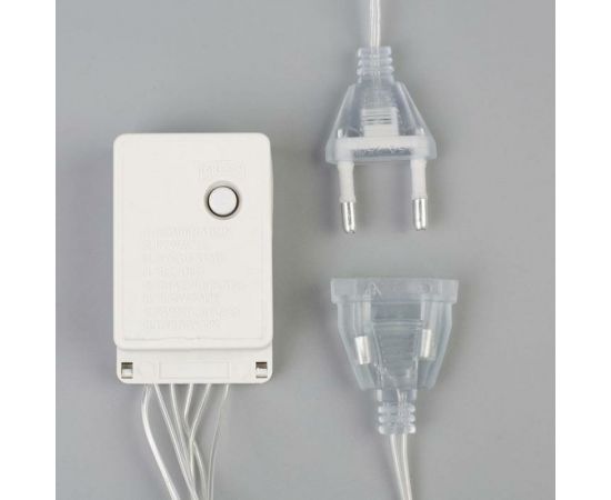 Занавес Luazon DECOR Перья, 3х1.4м, Н.С. LED-80-220V, 8 режимов, розовый 6929897 – изображение 6