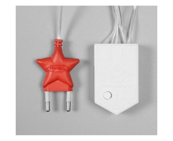 Бахрома Luazon DECOR Сердце, IP20, Ш2.4 м, В0.9 м, Н.С. LED-186-220V, 8 режимов, теплый белый 4356978 – изображение 6