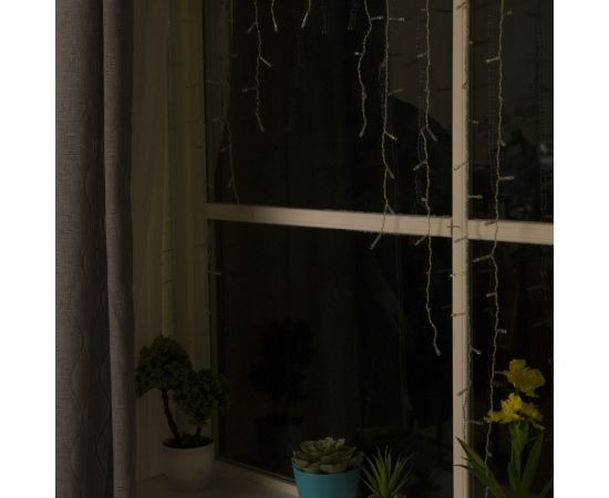 Бахрома Luazon ECO Арка, IP20, Ш1 м, В1 м, Н.С. LED-126-220V, 8 режимов, теплый белый 3556827 – изображение 6