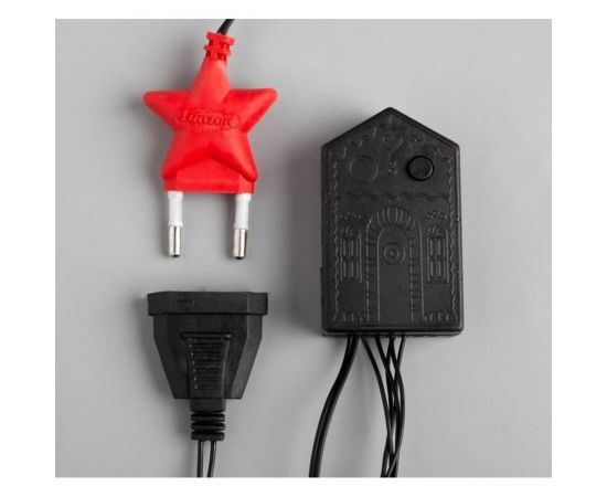 Бахрома Luazon ECO IP20, Ш3 м, В0.5 м, Н.Т. LED-80-220V, 8 режимов, фиолет 3556856 – изображение 7