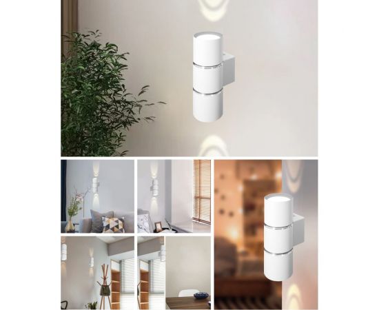 Настенный светильник FERON ml1860 zen mr16 35w, 230v, 2хgu10, белый, хром ip20, 48650 – изображение 7