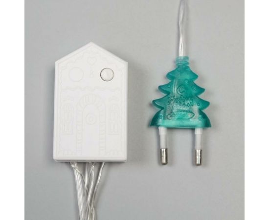 Бахрома Luazon DECOR Сердце, IP20, Ш2.4 м, В0.9 м, Н.С. LED-186-220V, 8 режимов, белый 4356977 – изображение 8