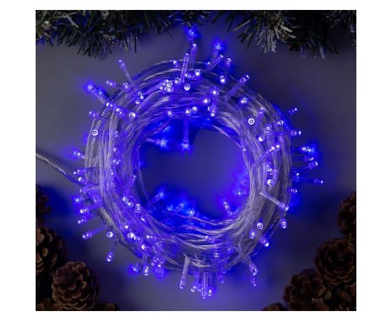 Гирлянда-нить Luazon ECO, IP20, 20 м, Н.С. LED-200-220V, 8 режимов, синий 3556806 