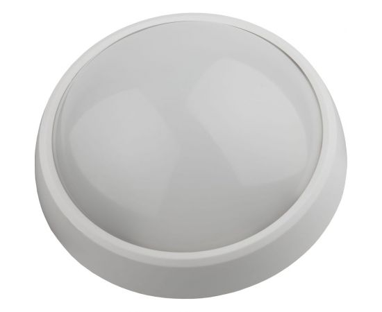 Светодиодный светильник ЭРА SPB-1-12 W IP54 12Вт 4000К 960лм круг 180х80 белый Б0036397 