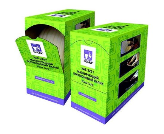 Маскирующий поролоновый валик для проемов Holex 13 мм х 50 м HAS-2207 