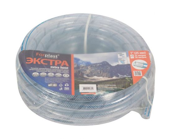 Армированный шланг ForPlast ПВХ экстра 1"", 25 м 111069 