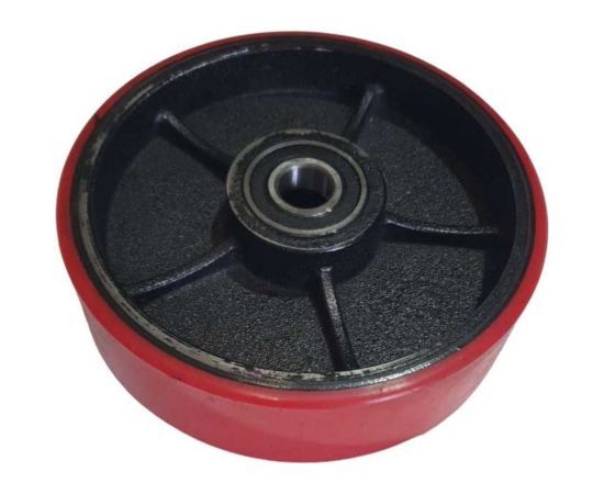 Колесо для гидравлической тележки 200х20хS50 мм, (PU) с подшипником WILMART 325(200)polb 