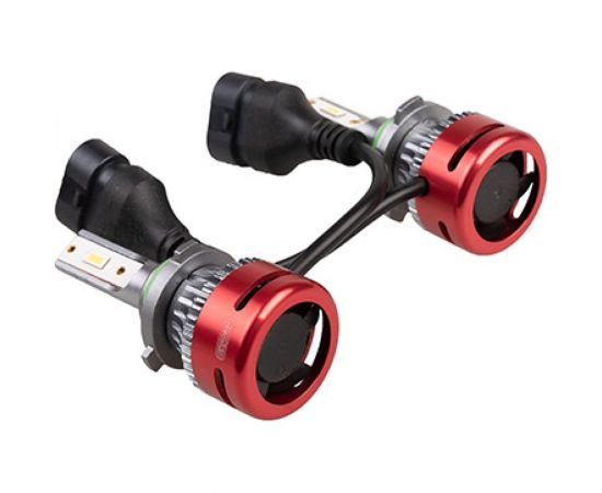 Автолампа-LED SKYWAY (аналог ксенона) HB4(F8), 12/24V 25W 6000K 4000Lm 1-конт., 2 шт. S08701026 