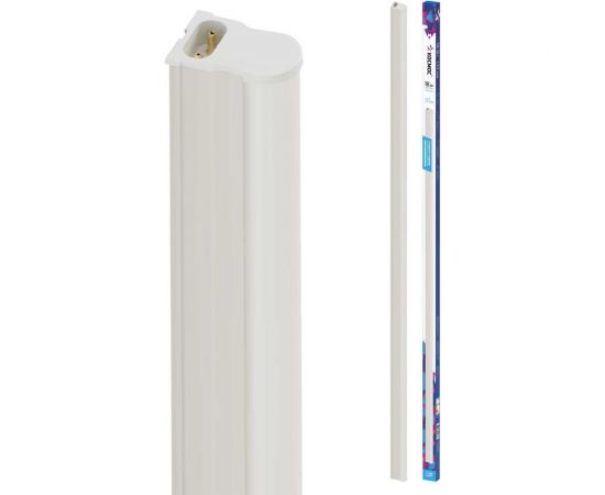 Линейный LED светильник КОСМОС 18Вт 4000К 1620 Лм пластик Т5 IP20 набор для подключения, KOC_DBO_18W4K 