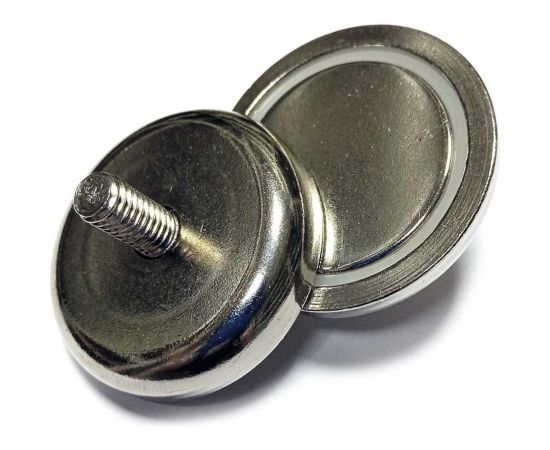 Магнитное крепление Проф-магнит под гайку С36, в комплекте с шайбой и гайкой М6, сцепление 41 кг - 2 шт. PMYP-C-36 