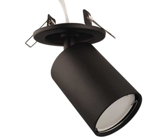Светильник Светкомплект E51.d55/sh.b черный встраиваемый поворотный E51A.D55/SHBK 