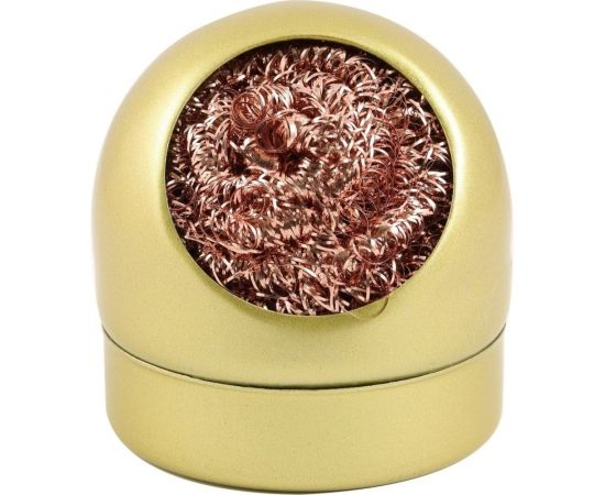 Стружка для очистки жал паяльника в колбе (цвет колбы золотой) HANDSKIT COLBGL 