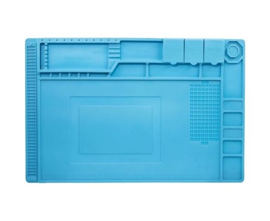 Термостойкий магнитный коврик для пайки и ремонта T-501 (450x300 мм) QUICKO QTST501 