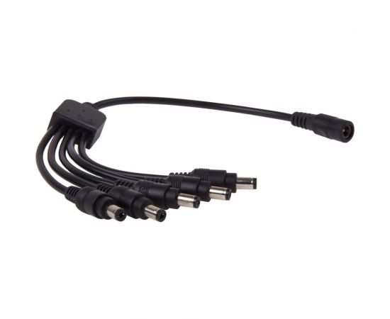 Разветвитель питания REXANT dc на 5 разъемов 2,1x5,5мм 14-0318 