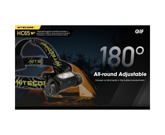 Налобный фонарь Nitecore HC65V2 Luminus SST-40-W 21514 – изображение 20