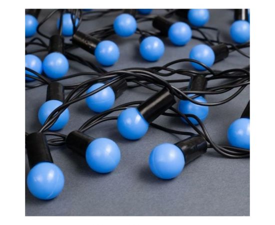 Гирлянда-нить Luazon DCR, IP44, шарики d 1.5 см, 10 м, Н.Т. LED-100-220V, 8 режимов, синий 671563 – изображение 2