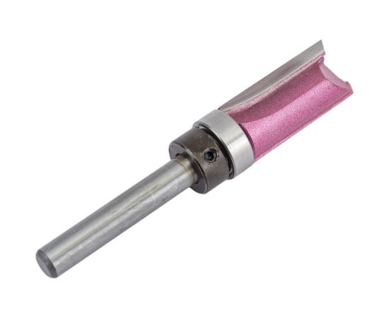 Фреза обгонная (верхний подшипник) 12.7x25.4x60 мм, хв-к 6 мм, Z=2 PROCUT 152607BP – изображение 2