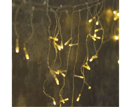 Бахрома Luazon ECO IP20, Ш3 м, В0.5 м, Н.С. LED-80-220V, 8 режимов, теплый белый 3556846 – изображение 2