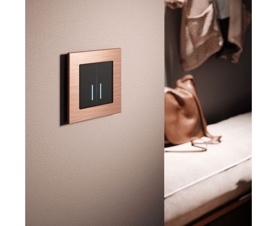 Рамка WERKEL W0011712 на 1 пост Aluminium бронза a058760 – изображение 2