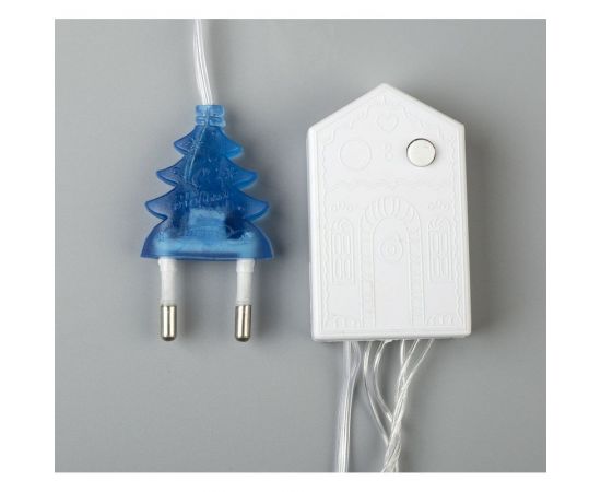 Гирлянда-нить Luazon ECO, IP20, 20 м, Н.С. LED-200-220V, 8 режимов, синий 3556806 – изображение 3