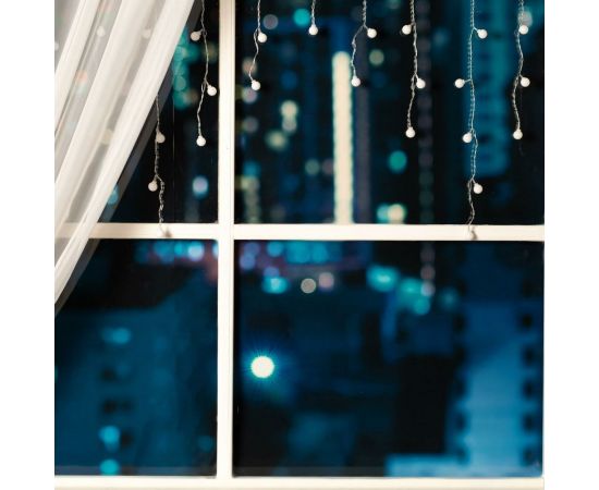 Бахрома Luazon DECOR Шарики, IP20, Ш1.8 м, В0.5 м, Н.С. LED-48-220V, моргает, МУЛЬТИ RGRB 3556860 – изображение 3