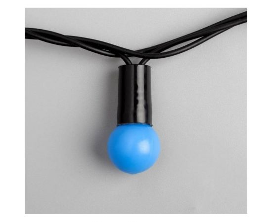 Гирлянда-нить Luazon DCR, IP44, шарики d 1.5 см, 10 м, Н.Т. LED-100-220V, 8 режимов, синий 671563 – изображение 3