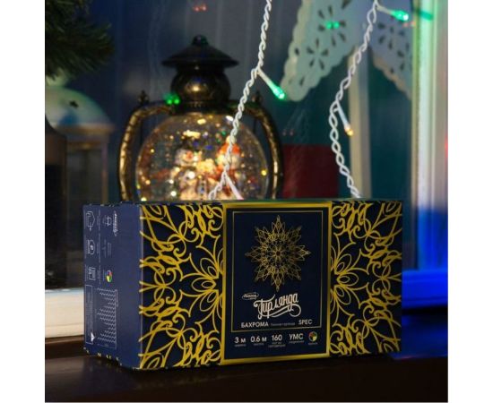 Бахрома Luazon SPEC, IP44, УМС, Ш3м, В0.6м, Н.Б. 3W LED-160-220V, мульти 1080173 – изображение 4