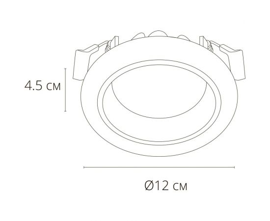 Встраиваемый светильник Arte Lamp ALIOTH A7992PL-1WH – изображение 4