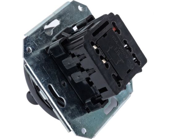 2-клавишный выключатель Retrika ретро, керамика, серия Colony, черный CG01-08 – изображение 4