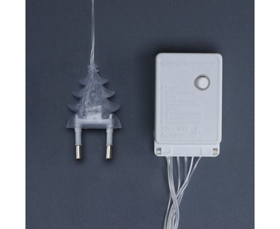 Бахрома Luazon ECO IP20, Ш3 м, В0.5 м, Н.С. LED-80-220V, 8 режимов, теплый белый 3556846 – изображение 4