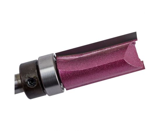 Фреза обгонная (верхний подшипник) 12.7x25.4x60 мм, хв-к 6 мм, Z=2 PROCUT 152607BP – изображение 4