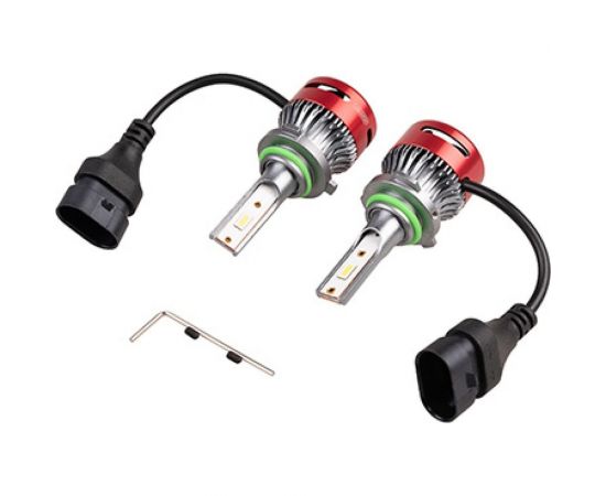 Автолампа-LED SKYWAY (аналог ксенона) HB4(F8), 12/24V 25W 6000K 4000Lm 1-конт., 2 шт. S08701026 – изображение 4