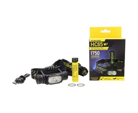 Налобный фонарь Nitecore HC65V2 Luminus SST-40-W 21514 – изображение 5