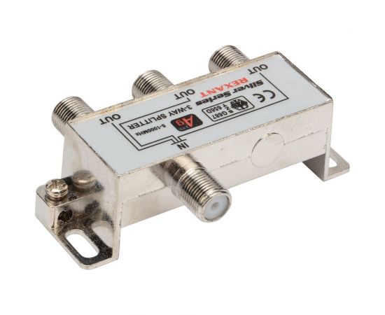 Антенный делитель REXANT f-типа на 3 tv + f-разъемы, 5-1000 мгц 06-0046-C – изображение 5